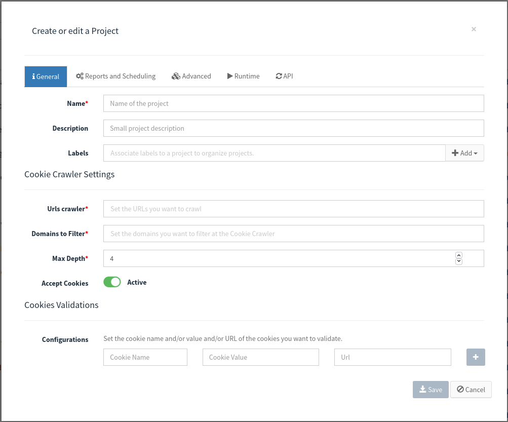 new project general crawler