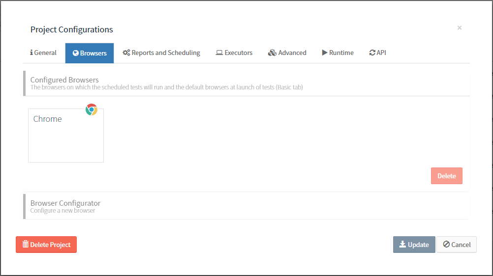project browsers