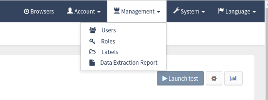 labels page link