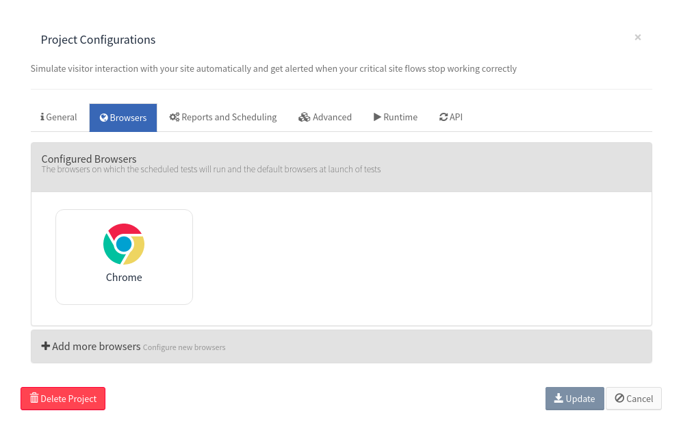 project browsers