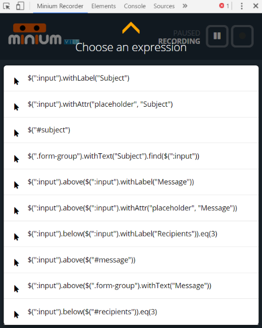 alternative expressions