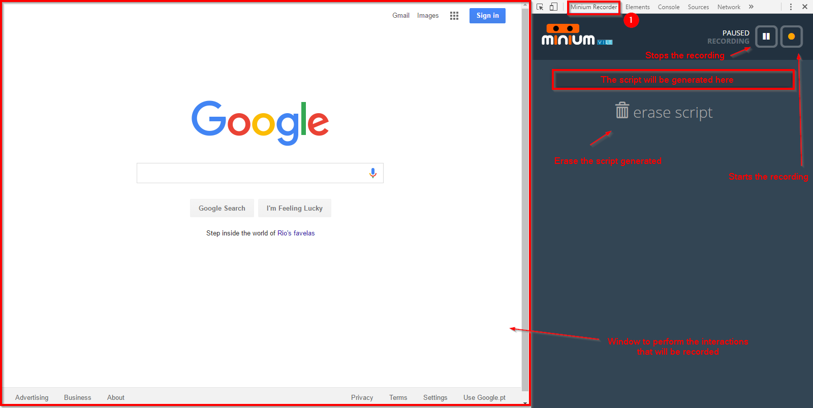 open minium recorder