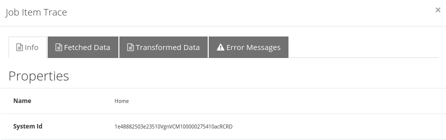audit item trace