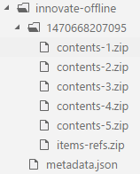 offline connector folder